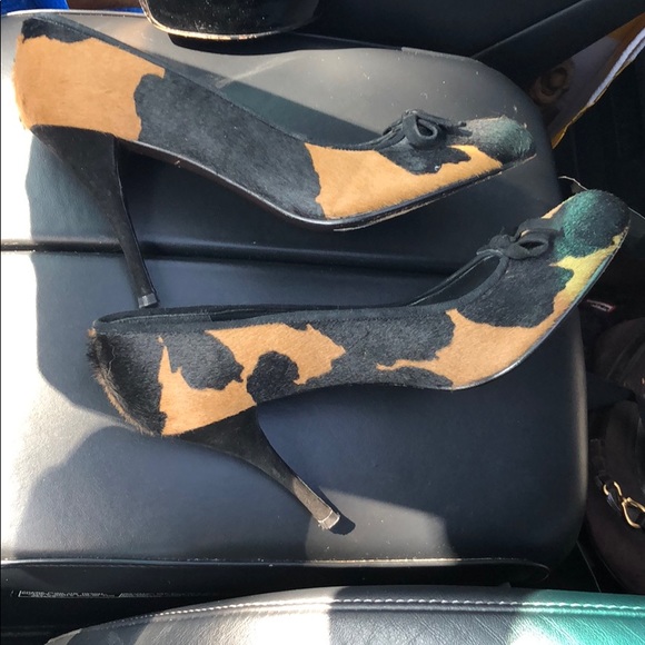 Stuart Weitzman Ponyhair Heels 👠 Sz 8 M - Picture 4 of 8